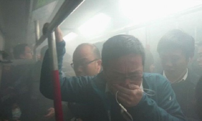 Hong Kong subway arson attack injures 18, three critical 